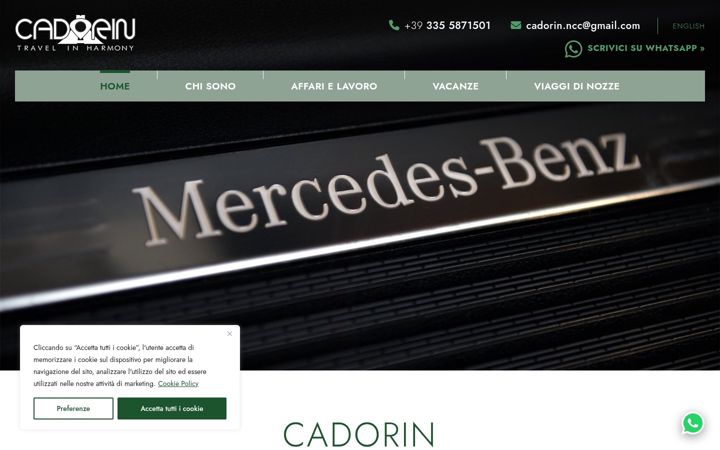 Screenshot of cadorin.eu