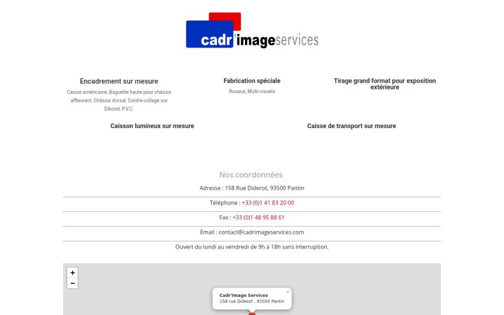 Screenshot of cadrimageservices.com