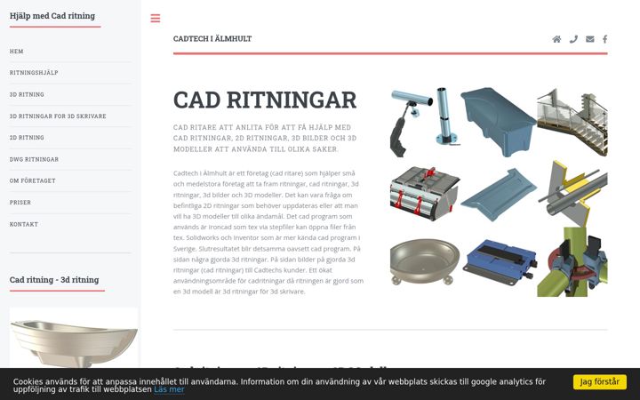 Screenshot του cadtech-almhult.se