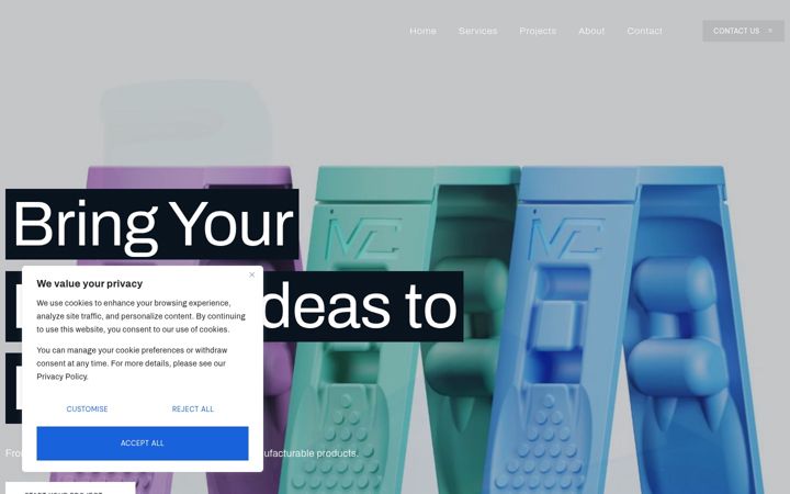 Screenshot of caduxstudio.com