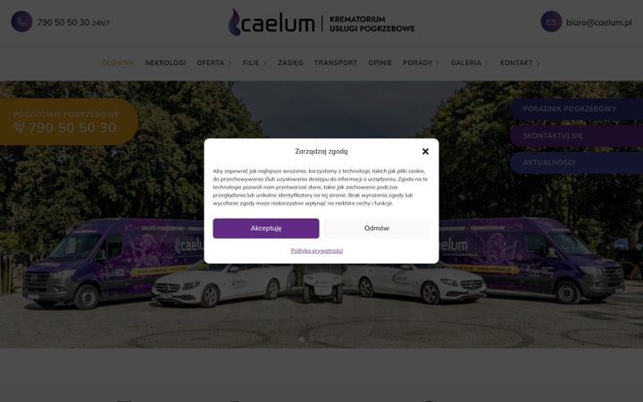 Screenshot of caelum.pl