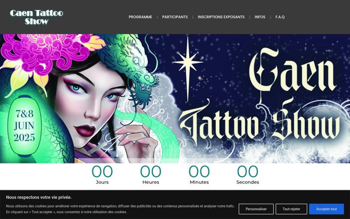 Ekraanipilt saidist caentattooshow.fr
