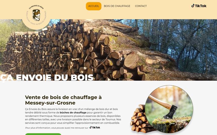 Ekraanipilt saidist caenvoiedubois.fr