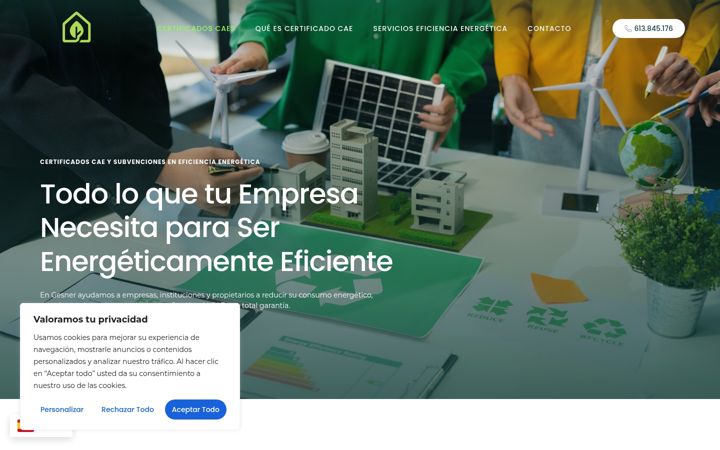 Screenshot of caescertificado.com