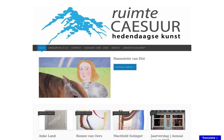 Screenshot of caesuur.nu