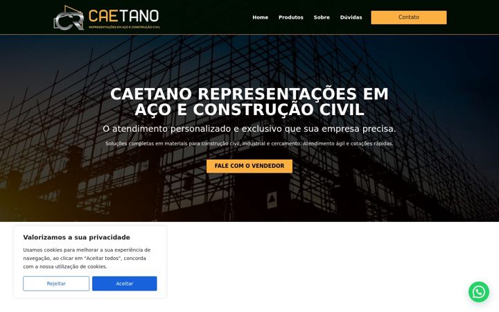 Screenshot του caetanoacos.com.br