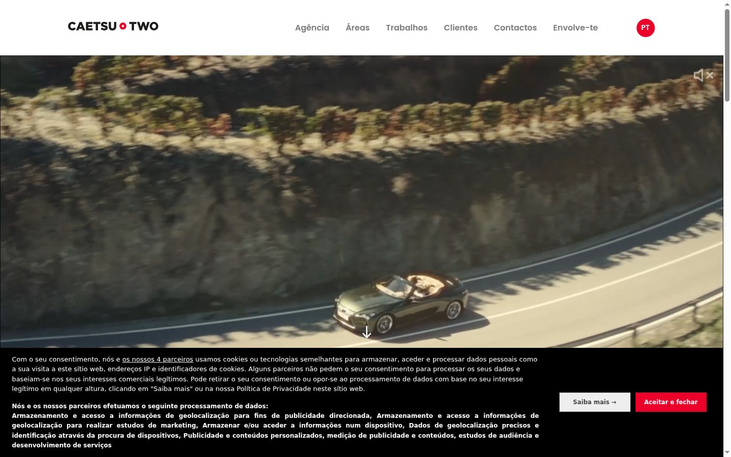 Screenshot tal-banner tal-kunsens muri qabel kwalunkwe interazzjoni