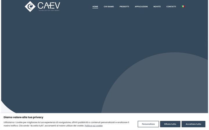 Screenshot του caev.it