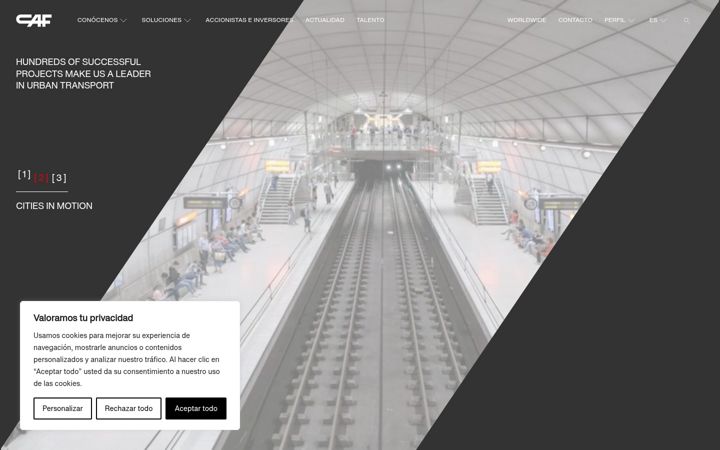Screenshot of caf.net