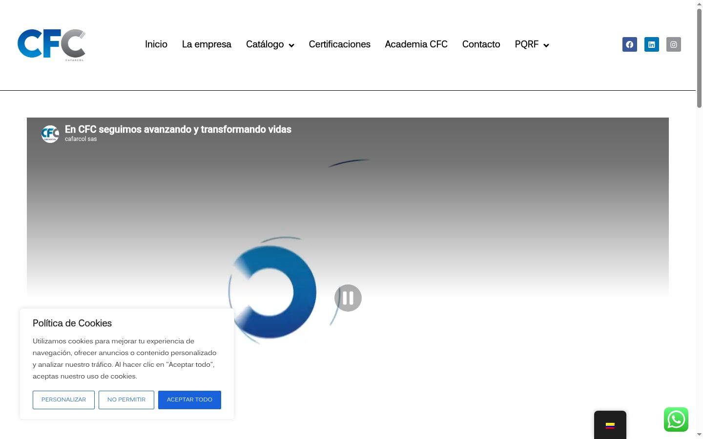 Screenshot des Einwilligungsbanners vor jeglicher Interaktion