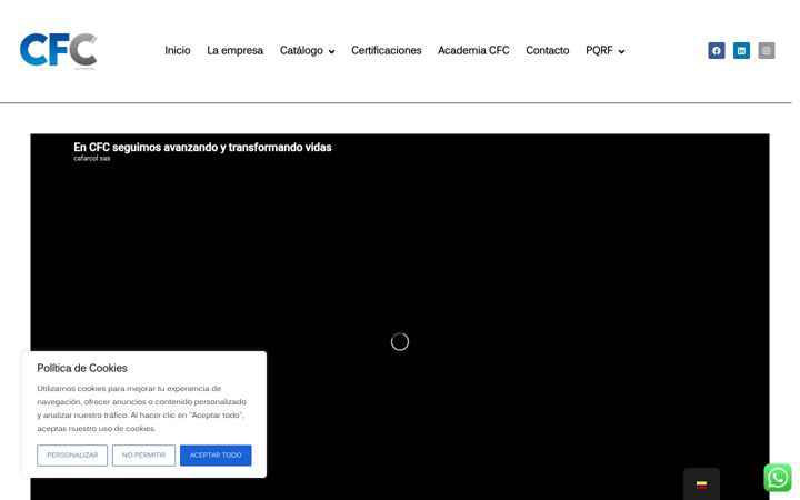 Screenshot of cafarcol.com.co