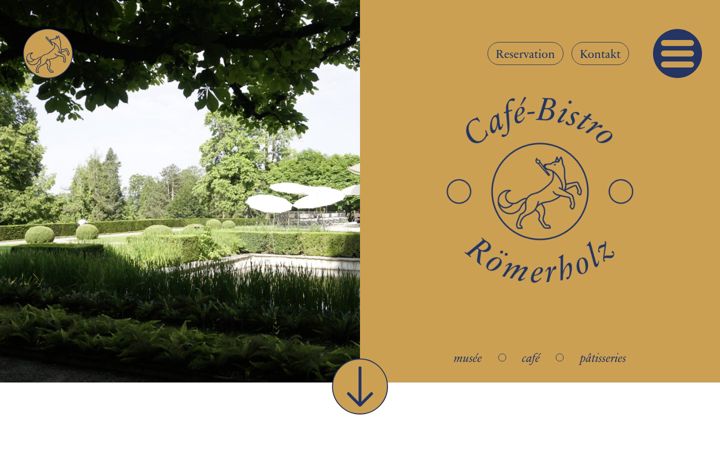 Captura de ecrã de cafe-amroemerholz.ch
