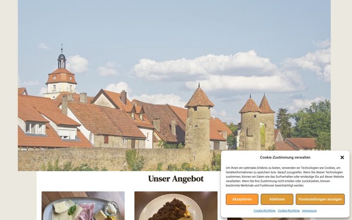 Screenshot ta' cafe-baerenstark.de