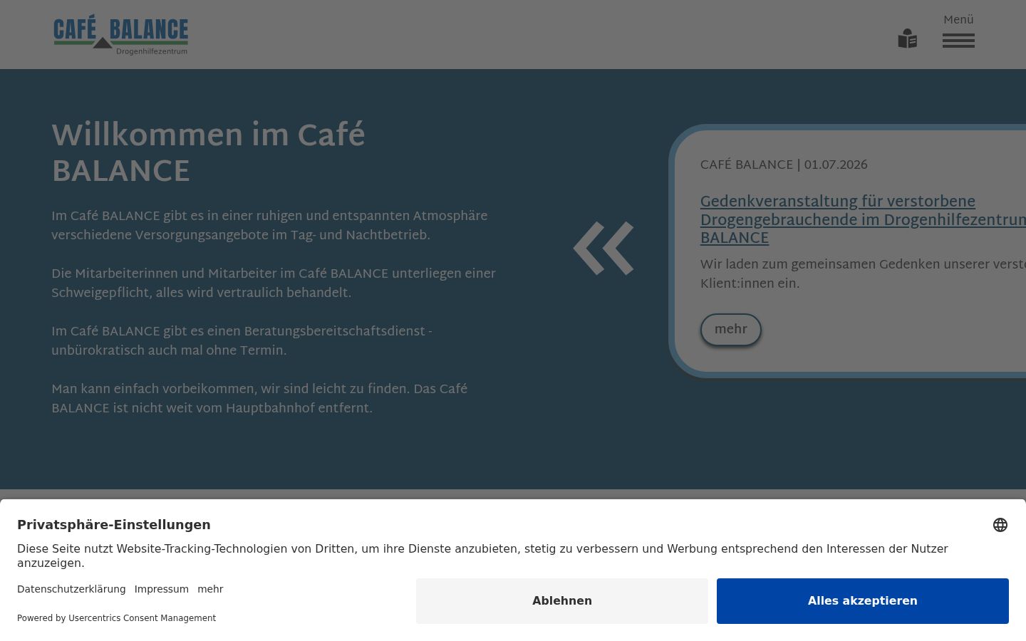 Screenshot tal-banner tal-kunsens muri qabel kwalunkwe interazzjoni