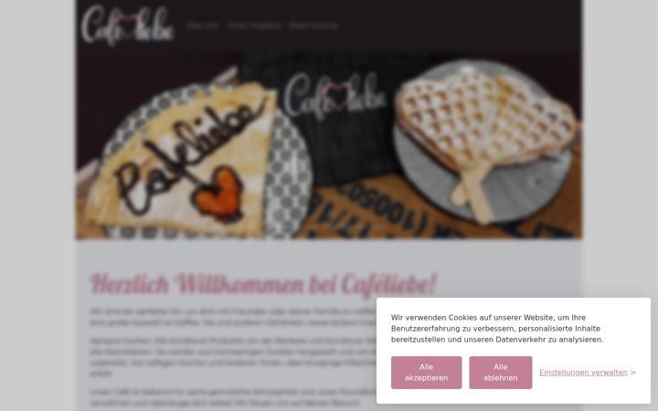 Screenshot ta' cafe-cafeliebe.de