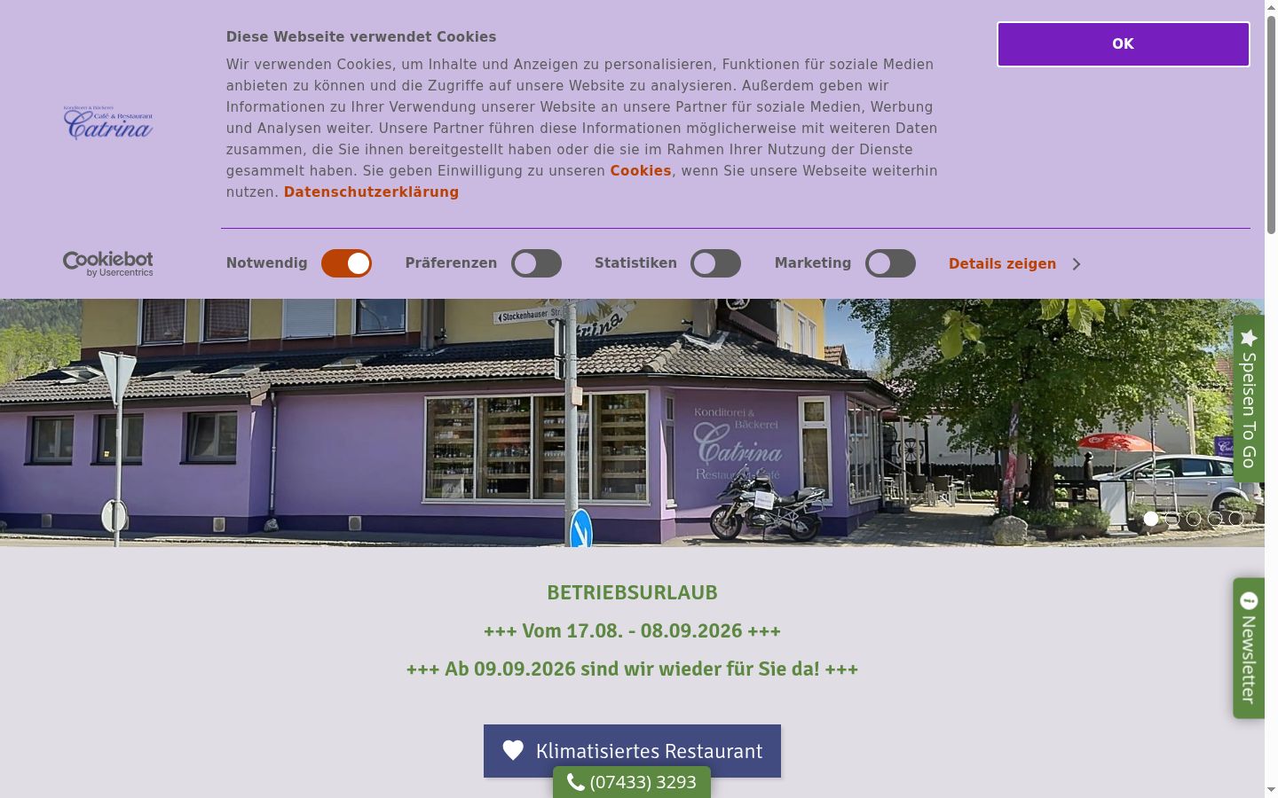 Screenshot tal-banner tal-kunsens muri qabel kwalunkwe interazzjoni