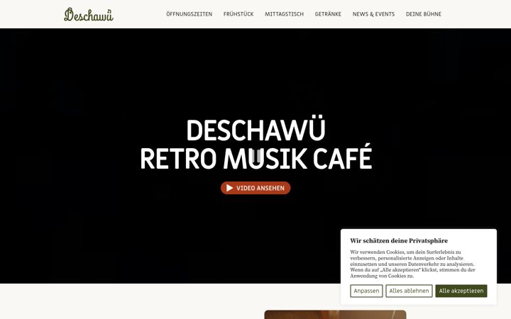 Ekrānuzņēmums no cafe-deschawue.de