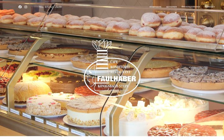 Snimka zaslona za cafe-faulhaber.de