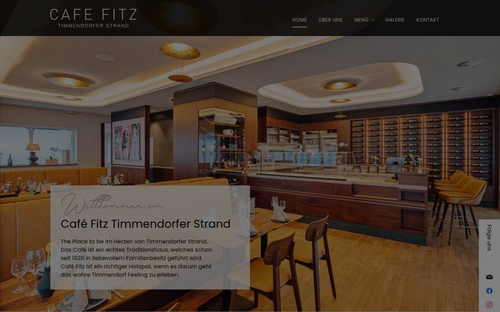 Screenshot του cafe-fitz.de