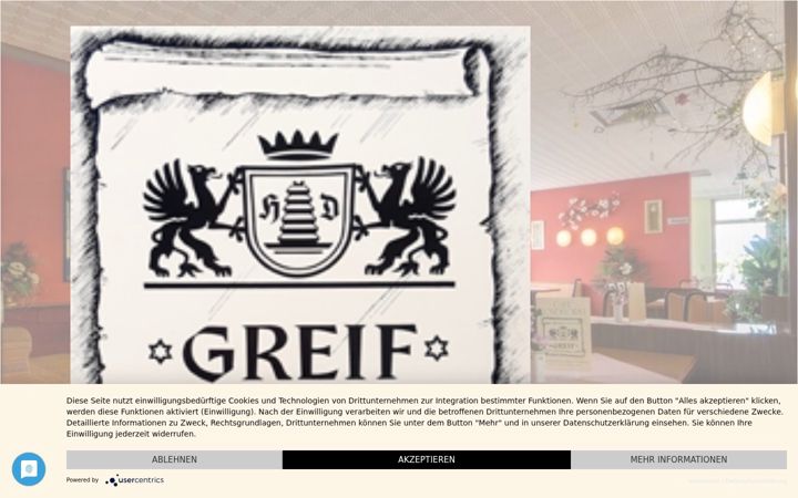 Screenshot of cafe-greif.com