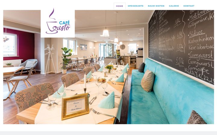 Screenshot van cafe-gusto.de