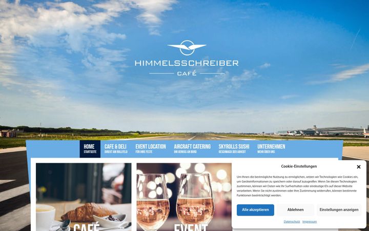 Screenshot van cafe-himmelsschreiber.de