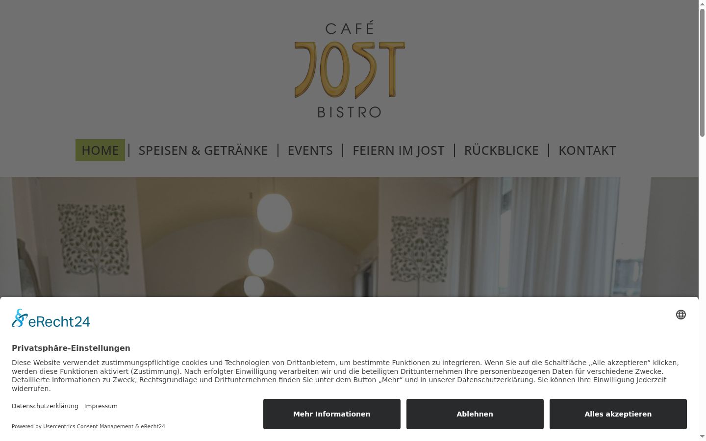 Screenshot tal-banner tal-kunsens muri qabel kwalunkwe interazzjoni