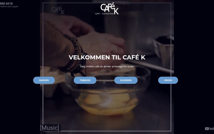 Screenshot van cafe-k.dk