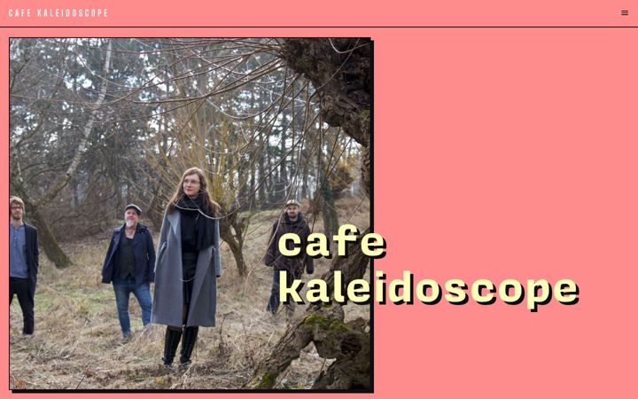 Screenshot of cafe-kaleidoscope.com