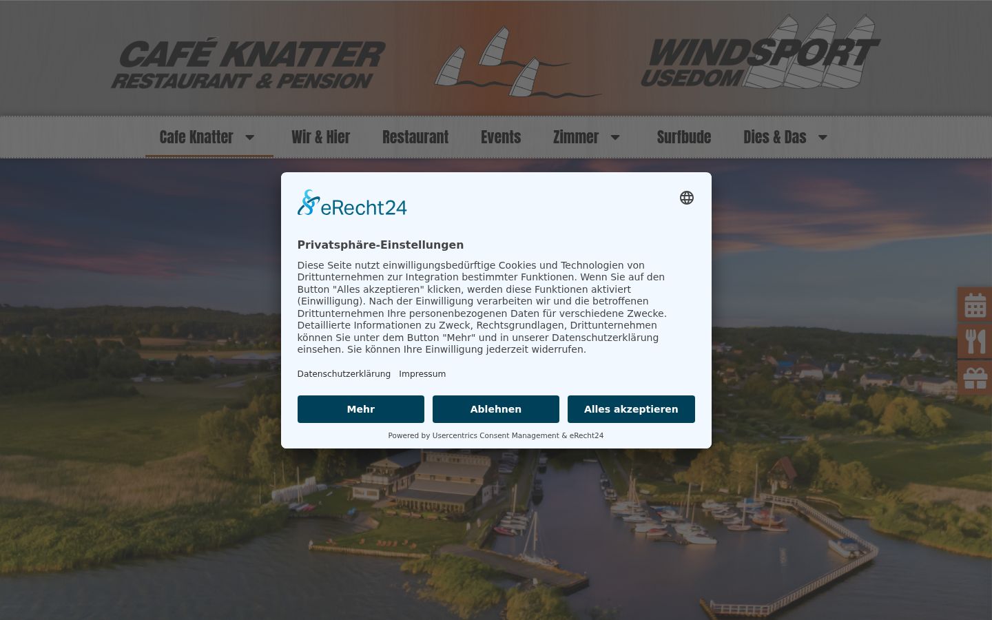Screenshot tal-banner tal-kunsens muri qabel kwalunkwe interazzjoni