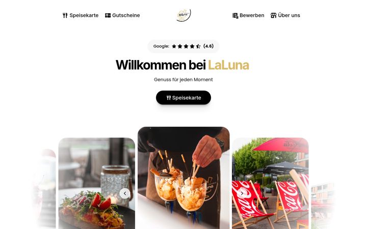 Екранна снимка на cafe-laluna.de