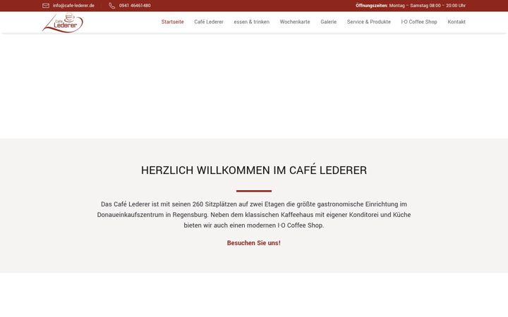 Екранна снимка на cafe-lederer.de