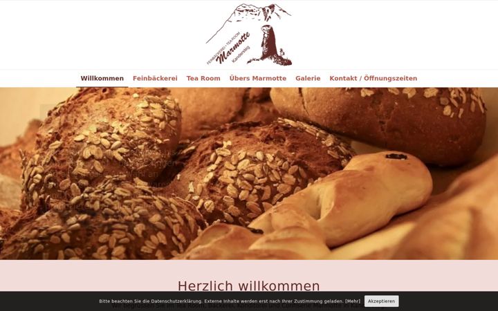 Screenshot of cafe-marmotte.ch