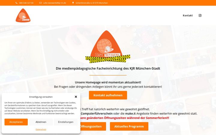 Screenshot von cafe-netzwerk.de