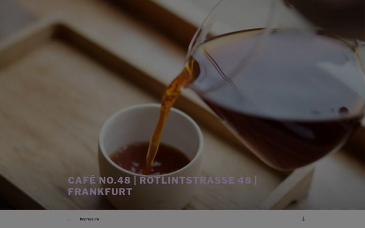 Screenshot von cafe-no48.de