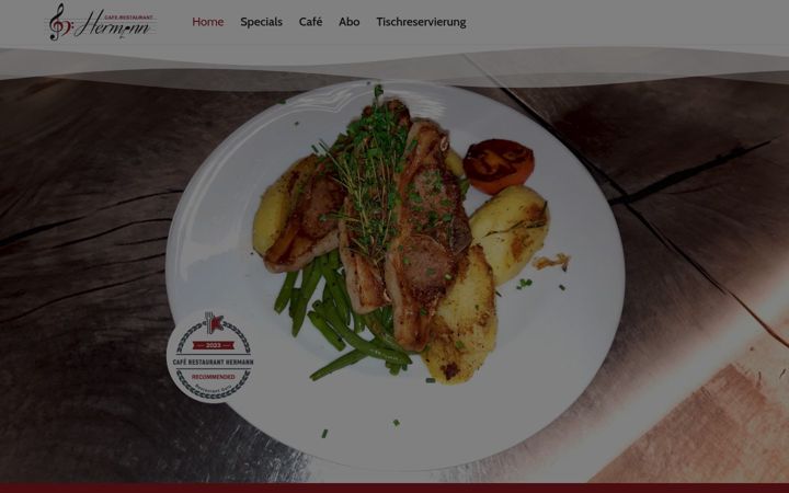 Екранна снимка на cafe-restaurant-hermann.at