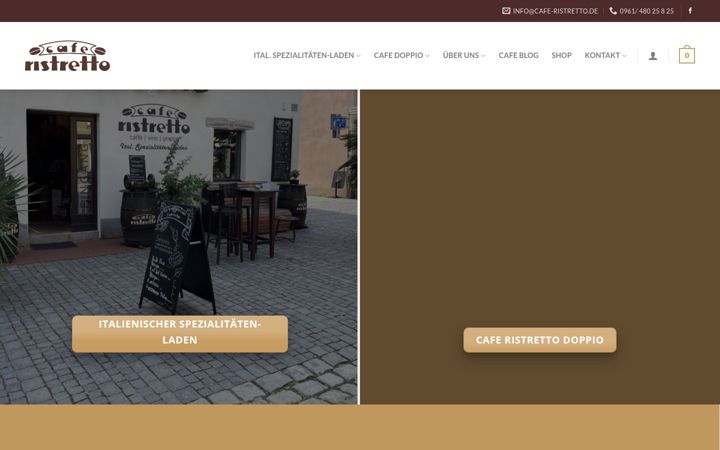 Екранна снимка на cafe-ristretto.de