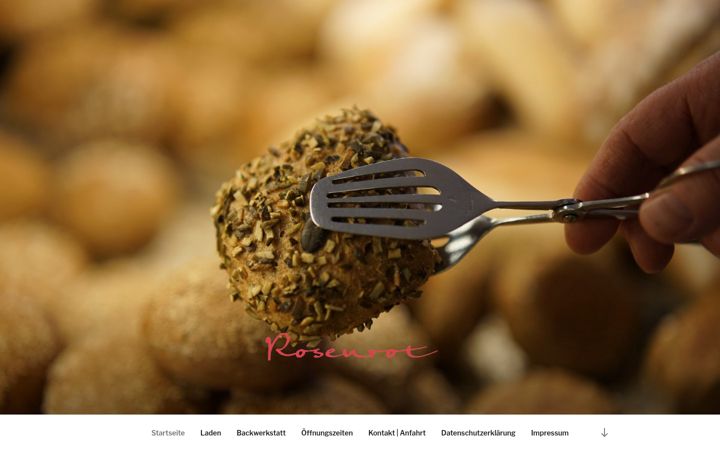 Screenshot of cafe-rosenrot.de