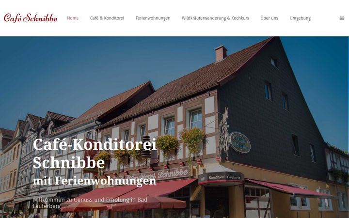 Screenshot of cafe-schnibbe.de