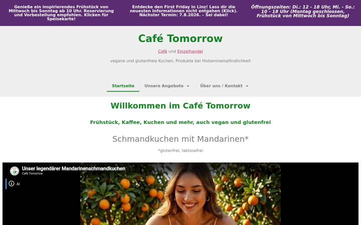Screenshot ta' cafe-tomorrow.de