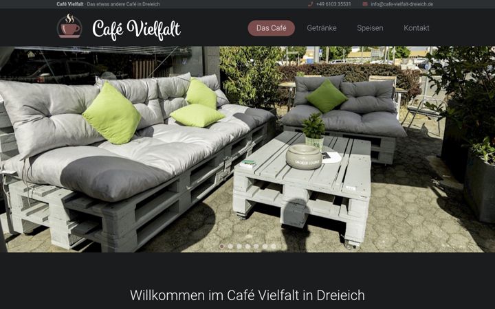 Zrzut ekranu cafe-vielfalt-dreieich.de
