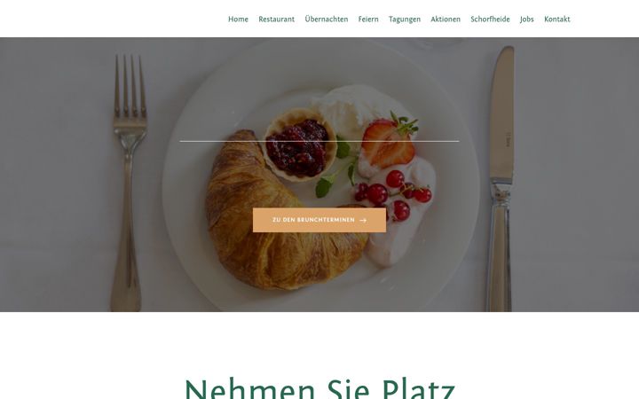 Zrzut ekranu cafe-wildau.de
