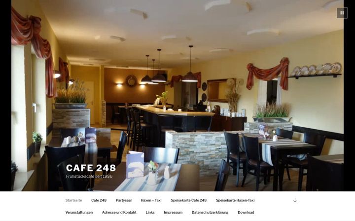 Skärmbild av cafe248.de
