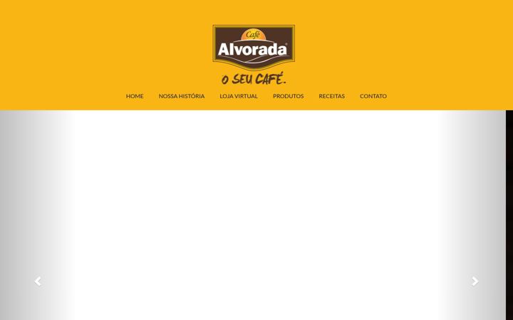 Screenshot von cafealvorada.com.br