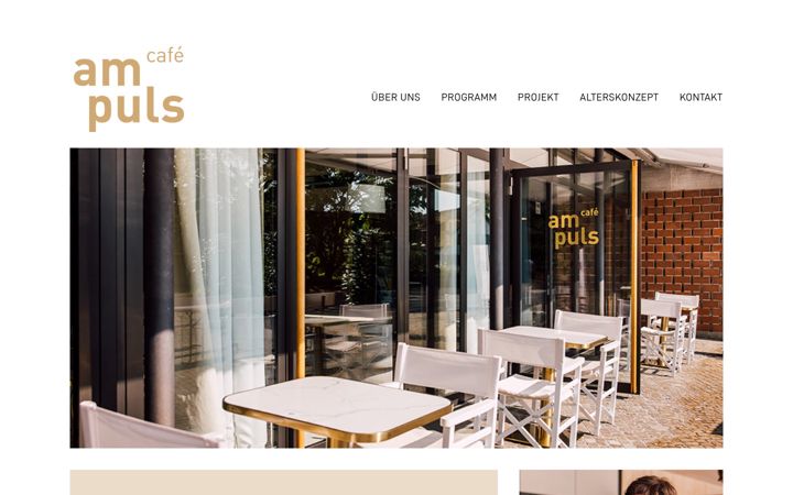 Screenshot of cafeampuls.ch