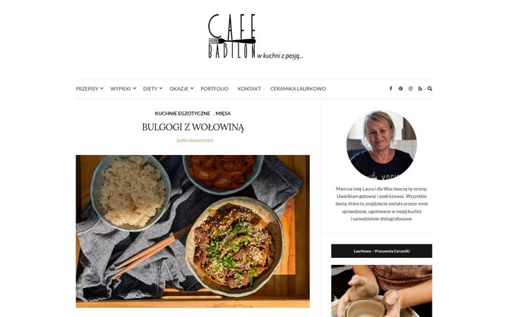 Screenshot of cafebabilon.pl