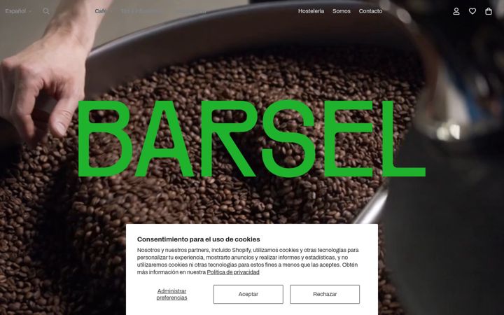 Екранна снимка на cafebarsel.com