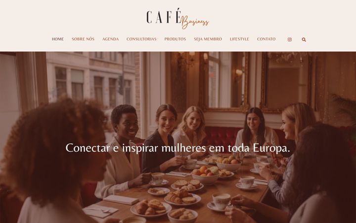 Screenshot of cafebusinessclub.com