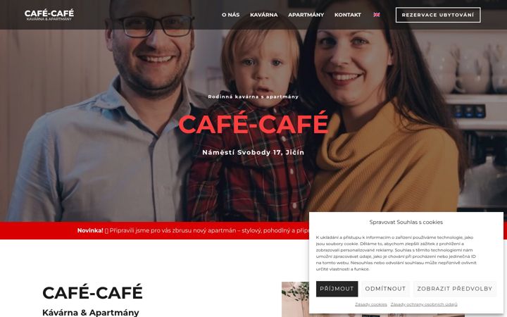Zrzut ekranu cafecafejicin.cz
