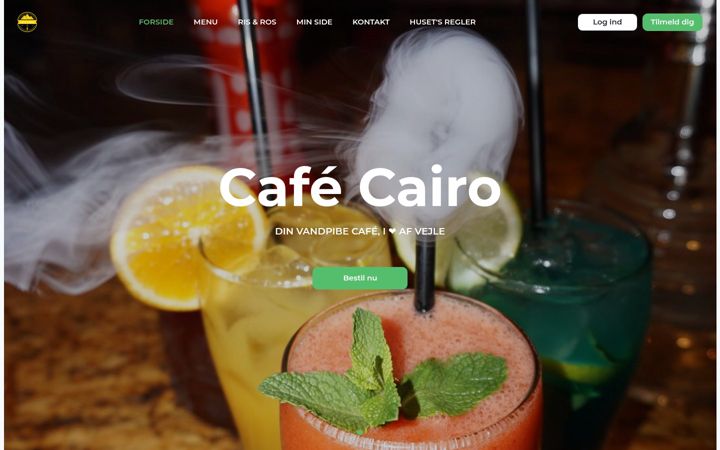 Zrzut ekranu cafecairo.dk